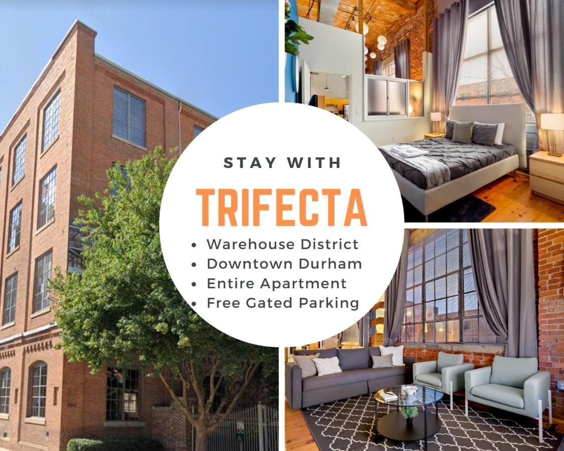Trifecta Historic Brick 2Br Getaway Superhost Apartment Durham Ngoại thất bức ảnh