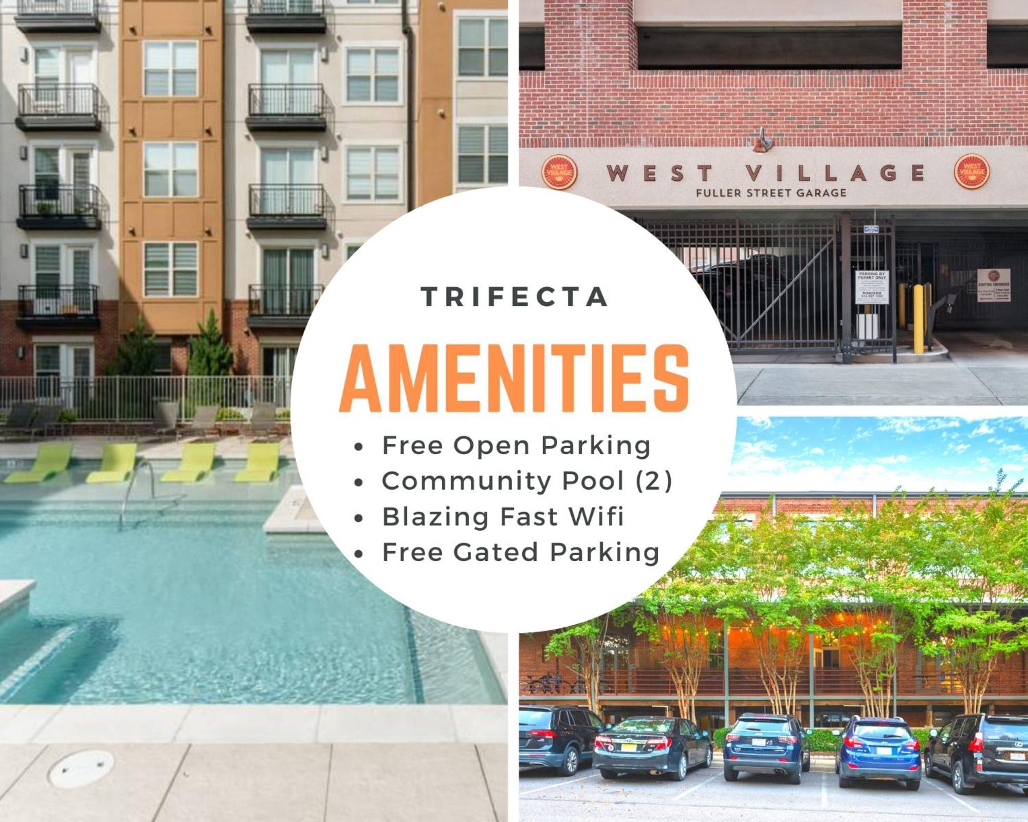 Trifecta Historic Brick 2Br Getaway Superhost Apartment Durham Ngoại thất bức ảnh